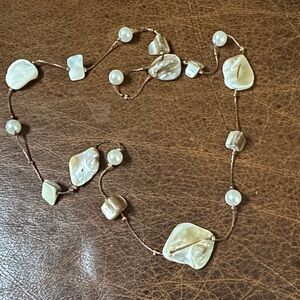 Shell and Pearl Necklace